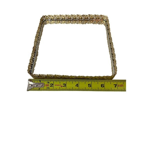 Turkish Gold Mirrored Tray Espresso Cups & Shot Glasses Ottoman Style Set For 2 - Picture 4 of 12